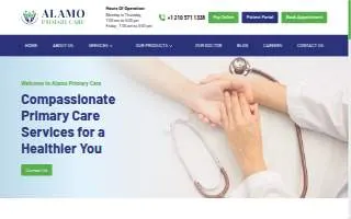 Alamo Primary Care | Dr. Vishal Nemarugommula | Primary Care In Westover Hills, San Antonio website