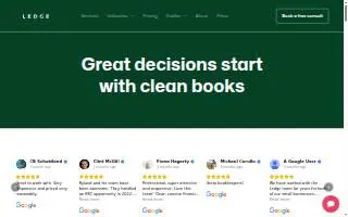 Ledge Accounting website