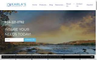 Karla's Insurance Agency, Inc. of Richmond website