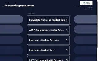 Richmond Urgent Care website
