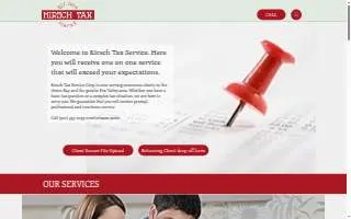 Kirsch Tax Service website