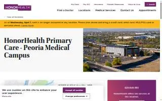 HonorHealth Primary Care - Peoria Medical Campus website