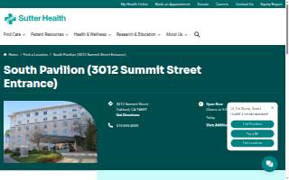South Pavilion (3012 Summit Street Entrance)