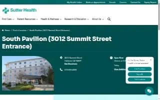 South Pavilion (3012 Summit Street Entrance) website