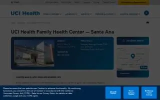 UCI Health Family Health Center — Santa Ana website