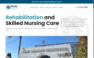 Park Anaheim Health Center website