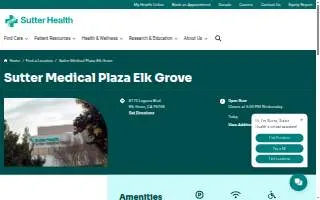 Sutter Medical Plaza Elk Grove website