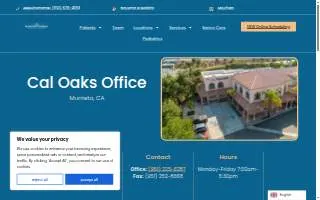Rancho Family Medical Group- Murrieta website