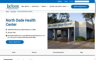 North Dade Health Center website