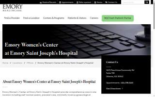 Emory Women's Center at Emory Saint Joseph's Hospital