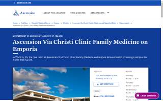 Ascension Via Christi Clinic Family Medicine on Emporia