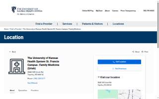 The University of Kansas Health System St. Francis Campus- Family Medicine