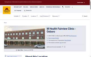 M Health Fairview Clinic - Oxboro