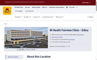 M Health Fairview Clinic - Edina