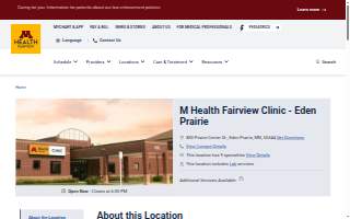 M Health Fairview Clinic - Eden Prairie