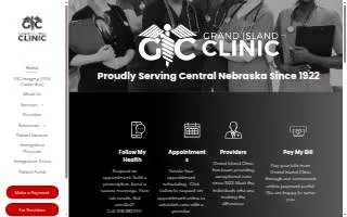 Grand Island Clinic Inc. website