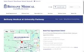 Bethany Medical at University Parkway website