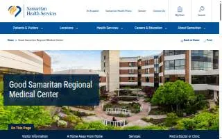 Good Samaritan Regional Medical Center website
