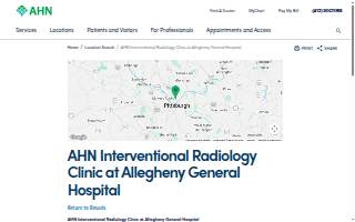 AHN Interventional Radiology Clinic at Allegheny General Hospital