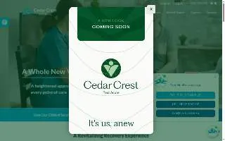 Cedar Crest Post Acute website