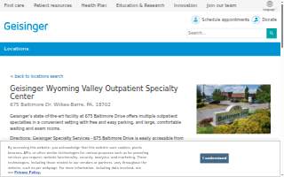 Geisinger Wyoming Valley Outpatient Specialty Center