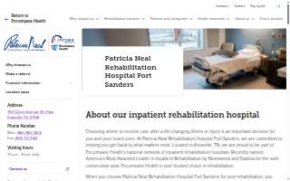 Patricia Neal Rehabilitation Hospital Fort Sanders