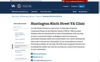 Huntington Ninth Street VA Clinic website