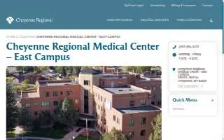 Cheyenne Regional Medical Center - East Campus website