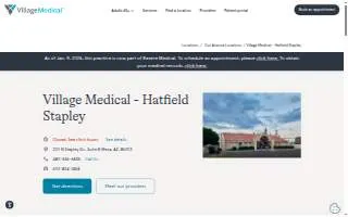 Village Medical - Hatfield Stapley website