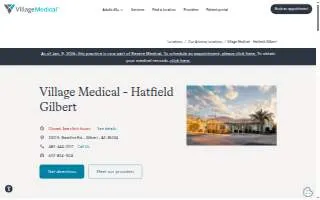 Village Medical - Hatfield Gilbert website
