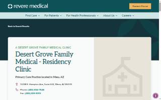 Desert Grove Family Medicine Residency Clinic - A Revere Medical Clinic