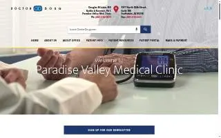 Paradise Valley Medical Clinic, PC website