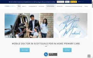 Desert Mobile Medical | Concierge Physicians - Scottsdale website
