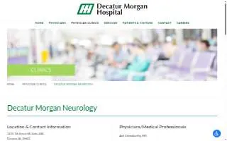 Decatur Morgan Neurology website