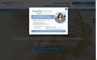 Family Practice of Madison website