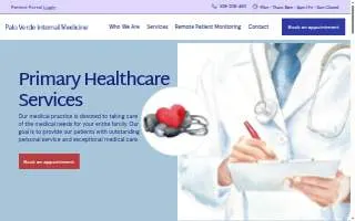 Palo Verde Internal Medicine website