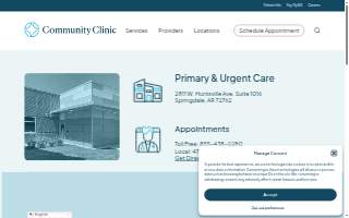 Community Clinic Primary & Urgent Care - Springdale, AR - Central Jr High School