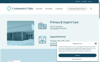 Community Clinic Primary & Urgent Care - Springdale, AR - Jones Elementary School