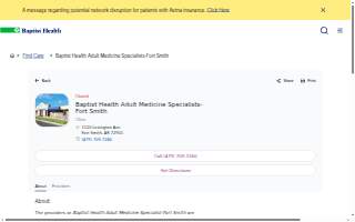 Baptist Health Adult Medicine Specialists-Fort Smith