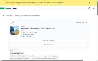 Baptist Health Family Clinic-Dodson Ave.