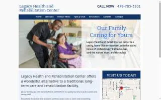 Legacy Health and Rehabilitation Center website