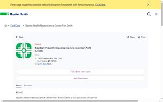 Baptist Health Neuroscience Center-Fort Smith