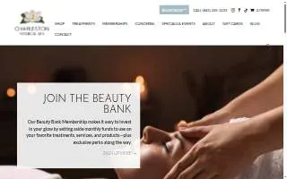 Charleston Medical Spa website