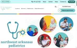Northwest Arkansas Pediatrics - Wellness Clinic, A MANA Clinic website
