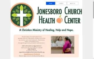 Jonesboro Church Health Center website