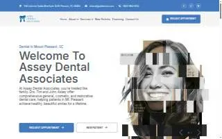 Assey Dental Associates website