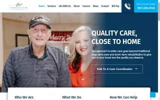 Conway Healthcare & Rehab website
