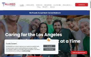 Allmed of Los Angeles Inc website