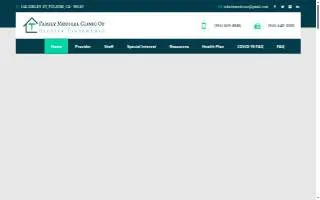 Sacramento Family Medical Center website