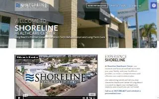 Shoreline Healthcare Center website